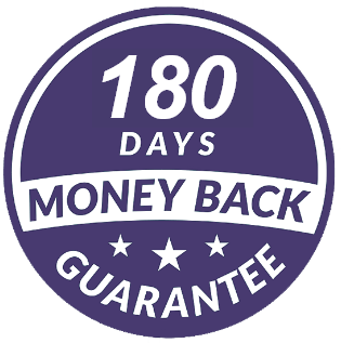 180-Day Money Back Guarantee